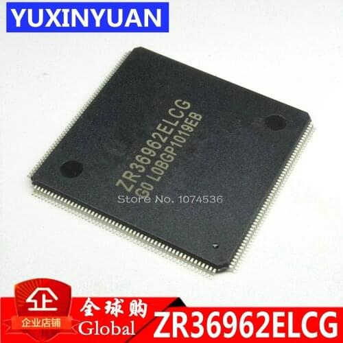 2PCS/LOT ZR36962ELCG ZR36962 QFP Car navigation DVD commonly used vulnerable chip 100%new