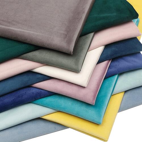 146cm*50cm Velvet Fabric Thick Dutch Velvet Short Plush Sofa Fabric Pillow Tablecloth Counter Cloth High-grade Velvet Fabric