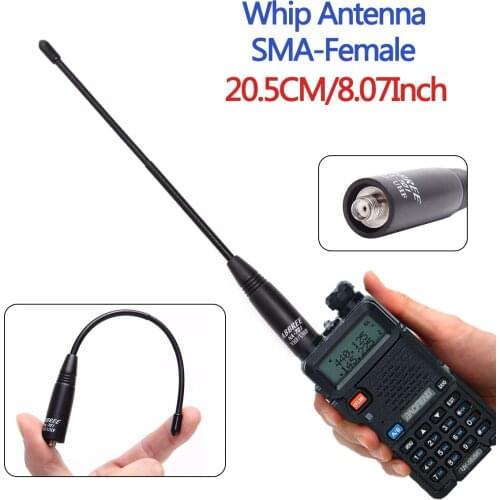 ABBREE NA-701 VHF/UHF (144/430Mhz) SMA-FemaleAntenna for BaoFeng UV-5R UV-82 BF-888S Walkie Talkie