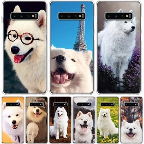 Samoyed Siberian Sled Dog Cover Phone Case For Samsung Galaxy S10 S20 Ultra Note 10 9 8 S9 S8 J4 J6 J8 + Lite Plus Pro S7 Coque