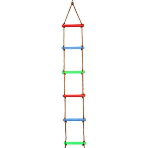 Toys Swing Childrens PE Single head six-speed plastic ladder childrens swing Indoor Outdoor Playground Chair hanging Toy