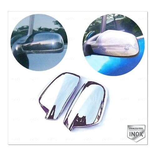 For Peugeot 407 Chrome Side Mirror Cover 2 Pieces. 2005 over Stainless Steel Chromium Styling Accessories Modified