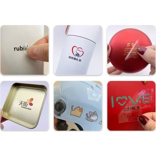 Customized Logo Label UV Transfer Stickers, Tear Film To Leave Words, Self-Adhesive Please Contact Me Before Placing An Order