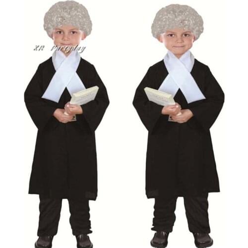New Kids Boy Girl Lawyer Costume Children Judge Cosplay Costumes halloween costume for kids Party Dress Supplies