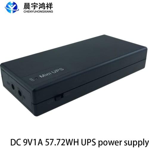 Wifi Router Ip Camera UPS Price 18650 Lithium Battery Backup Power Supply DC Online Portable 9V 1A Mini UPS