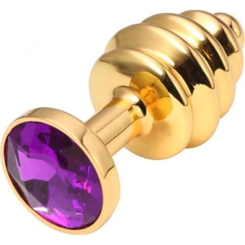 Stainless Steel Sex Toys Butt Plug Anal Massager Stimulation Thread Plug Anus for Couples SM Products