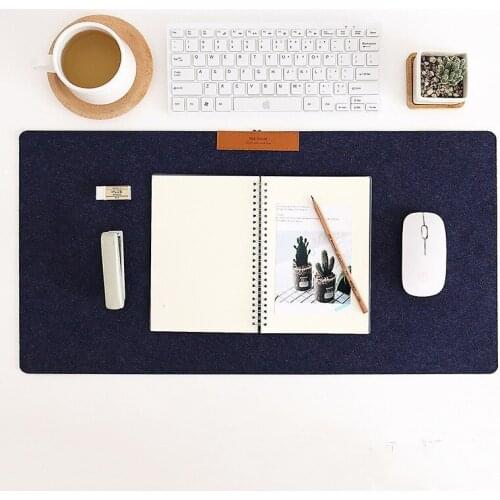 Office Accessories Computer Gamer Table Mat Non-slip Felt Laptop Cushion Big Desk Mat Keyboard Mat Large Gaming Mouse Pad