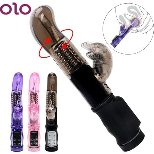 OLO Dolphin Dildo Vibrator Multi-Speed G-Spot Massager Clitoris Stimulator Dual Vibration Sex Toys for Women Erotic Toys