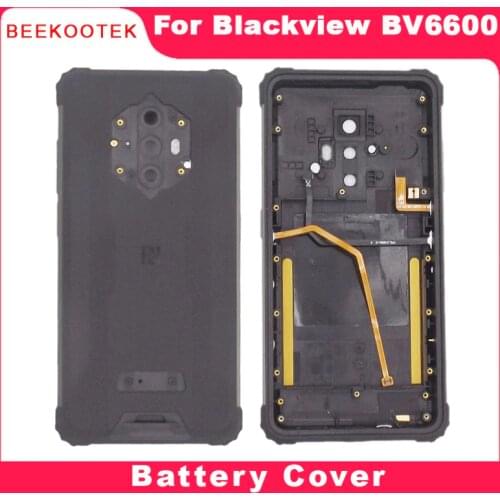 Original For Battery Cover Housings Shell+NFC Antenna+Button+Decorative+Power Volume FPC Parts For Blackview BV6600 Smartphone