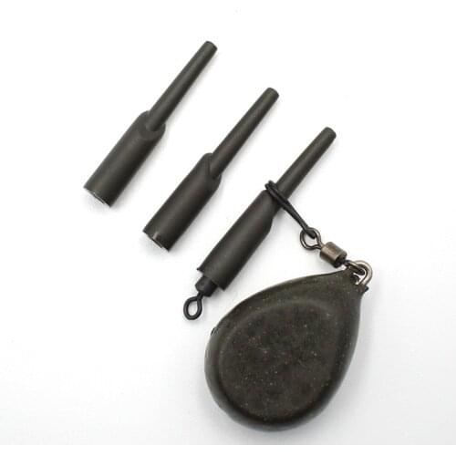 20PCS Carp Fishing Running Rig Rubber Bead for Carp Fishing Run Ring Rubber Bead for Carp Hair Rig Ring Fishing Tackle Accessory