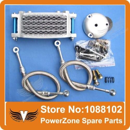 Motorcycle Oil Cooler Radiator Cooling system Parts Fit "SU ZUKI" Motorcycle EN GN GSX 125 200 250 1100 CF125 150 Free Shipping