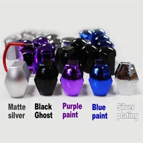 SKTOO (20pcs)19MM For Audi Q7/Porsche/Harvard/Ford/Changan Wheel Rim Cover Tyre Screw Cap,color Paint