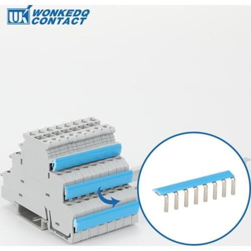 1pcs EB80-DIK MR Type Relay Fixed Bridge to DIKD-1.5 wiring terminal insertion connector bar 20 seat