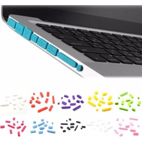 JETTING 12Pcs/set Silicone Earphone Juck Plug Cover Stopper Laptop Dust Plug Laptop Usb Computer Earphone Accessories