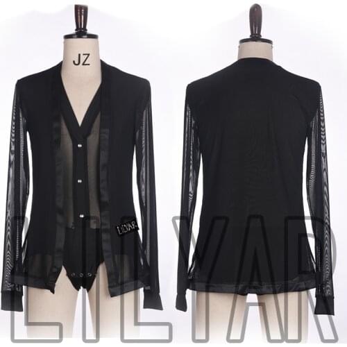 Latin Dance Top Latin Dancing Shirts Adult Kids Competition Performance Wear Salsa Square Professional Practice Clothing