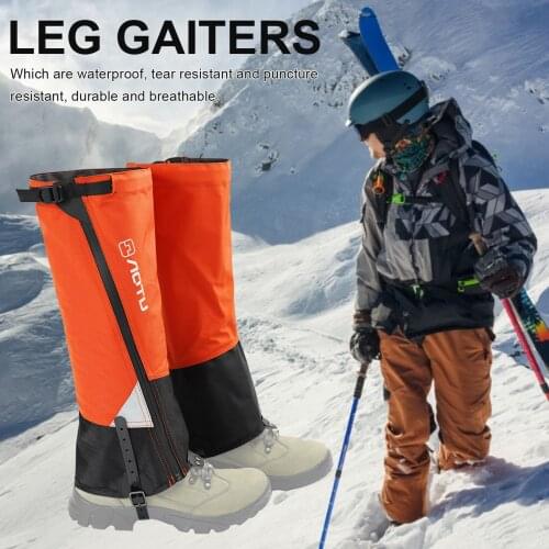 Outdoor Snow Kneepad Skiing Gaiters Hiking Climbing Leg Protection Protection Safety Waterproof Leg Warmers