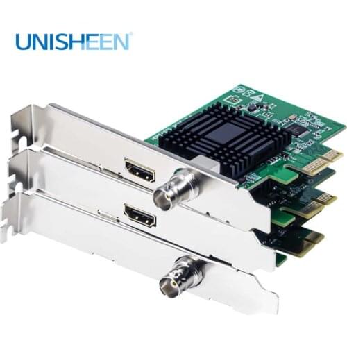 Unisheen Zero-Lag Video Capture PCIe 60FPS Vmix Streaming Live Broadcast 1080P Wirecast OBS Xsplit