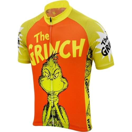 Funny Classical Cartoon NEW pro Bike Team Cycling Jersey Breathable Customized