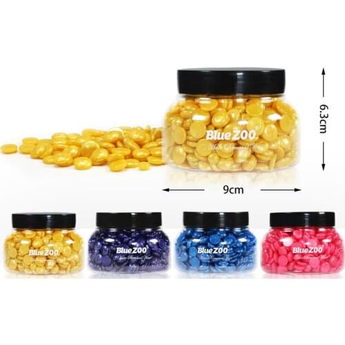 150g Hard Wax Bean Hair Removal Wax Hot Bikini Depilatory No Strip Wax Pellet for Bikini Full Body Painless Hair Removal Bean