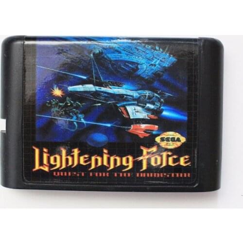 Lightening Force 16 bit SEGA MD Game Card For Sega Mega Drive For Genesis