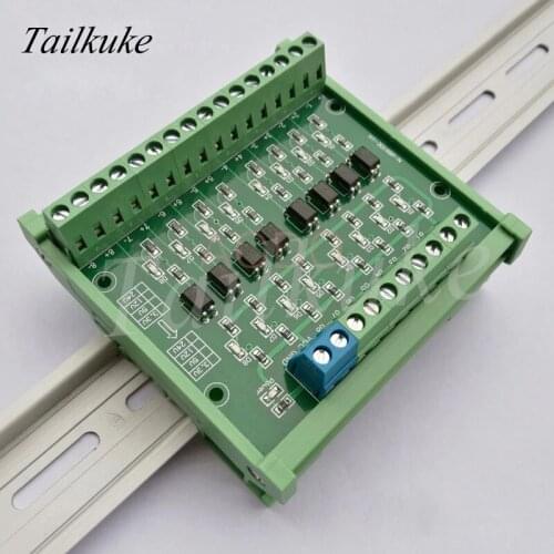 4-32 Channel PLC Signal Input NPN PNP Output Optocoupler Photoelectric Isolation Module Level Voltage Conversion Board