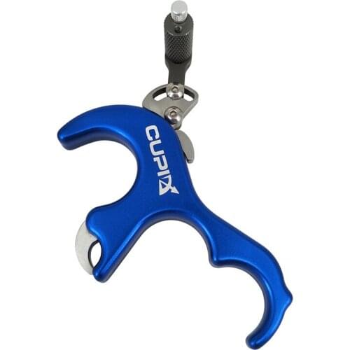 3 Fingers Compound Bow Release Powerful Hunting Grip Caliper Release Aid Compound Bow Archery Target Accessory CNC Aluminum Hand