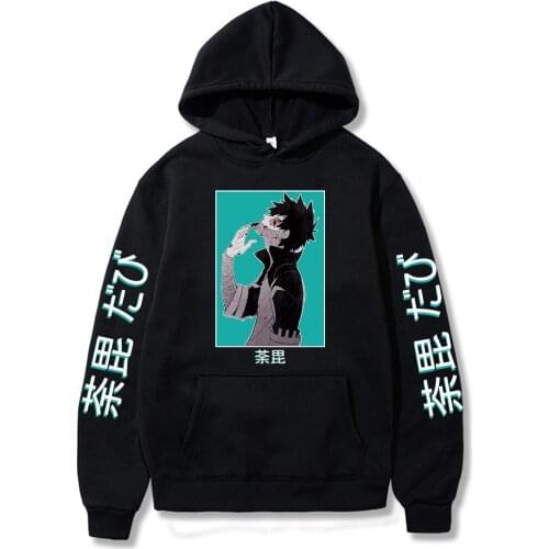 Dabi Boku No Hero Academia Men Women Hoodies Harajuku Cartoon Anime Clothing Sweatshirts Graphic Streetwear Tops
