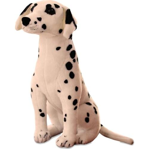 Dorimytrader Giant Stuffed Soft Simulation Animal Dalmatians Dog Plush Puppy Toy Great Kids Gift 35inch 90cm DY60302