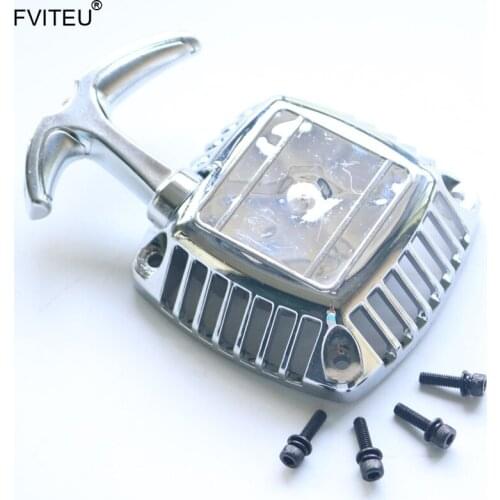 FVITEU Plastic Chrome Pull Starter for 23cc-30.5cc zenoah cy engine for 1/5 hpi baja 5b ss 5t 5sc rovan king motor