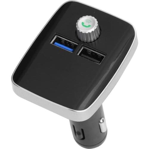 Hot Sale FM Transmitter Wear-resistant M14 Wireless Bluetooth-compatible Handsfree FM Transmitter with LED Display Fast Charger