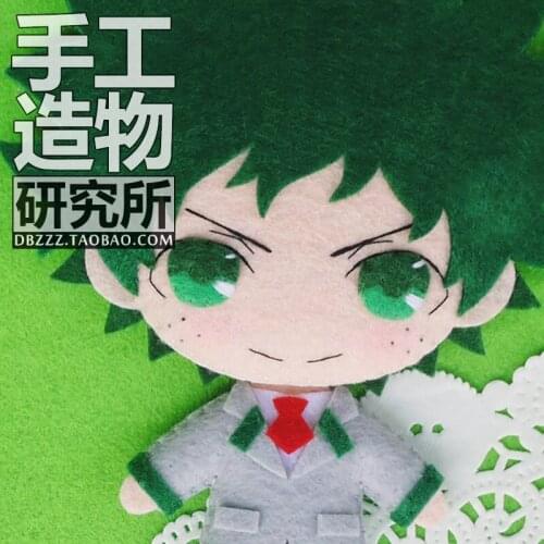My Hero Boku no Academia Izuku Handmade Toy Bag Hanging Plush Doll Material New