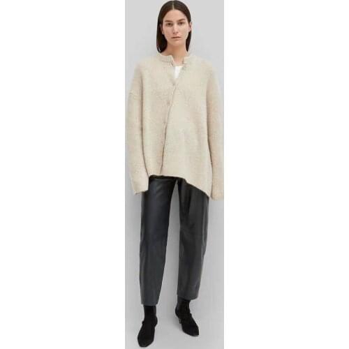 Totem* Nom* cashmere alpaca sweater winter fall season v-neck cardigan solid loose style top