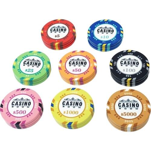 Any Design of 10g 39mm Ceramic Poker chips For Own Design Factory China