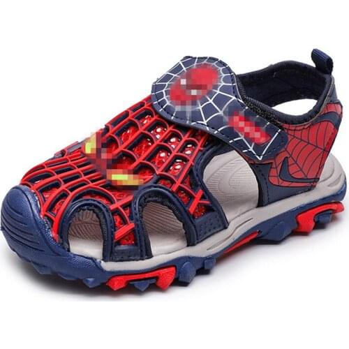 Summer Childrens Shoes Brand Closed Toe Toddler Boys Fisherman Sandals Orthopedic Sport Pu Leather Baby Kids Beach Sandals Shoes