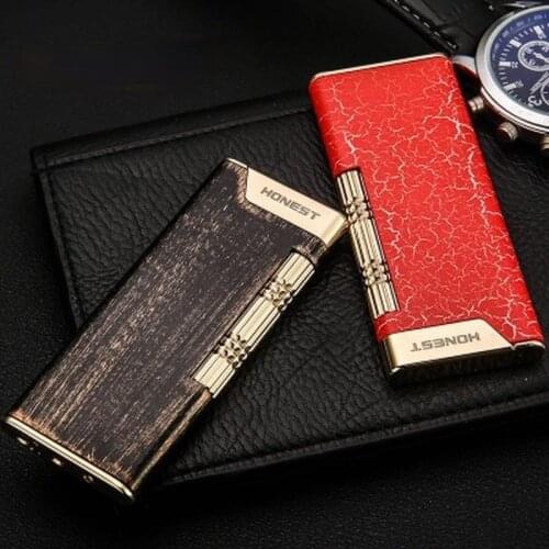 Metal Side Sliding Wheel Inflatable Open Flame Lighter Gift Smoking Accessories for Weed Torch Lighter Mecheros Originales