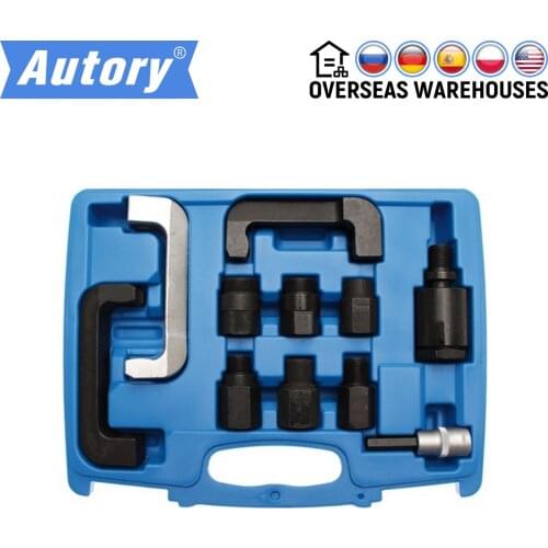 10Pcs Common Rail Injector Remover Tool Kit Diesel Injector Extractor Profession for Mercedes Benz CDI Citroen Sprinter