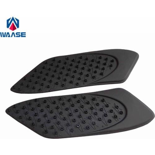 Waase Tank Pad Protector Sticker Decal Gas Knee Grip Tank Traction Pad Side For Yamaha YZF R6 2006 2007