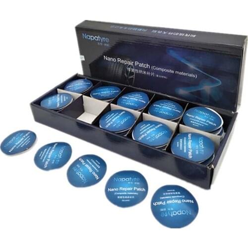 Car Nano Repair Patch Fast Self-adhesive Cold Film Car Drying Inner Tube Vacuum Tire Repair Tool Without Glue Patch 20pcs