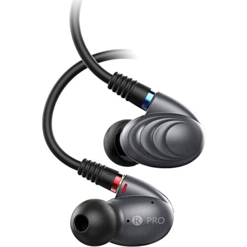 Original FiiO F9 Pro three unit Lous ring iron earphone hifi wire control fever 3.5mm balance two iron in a circle, compound