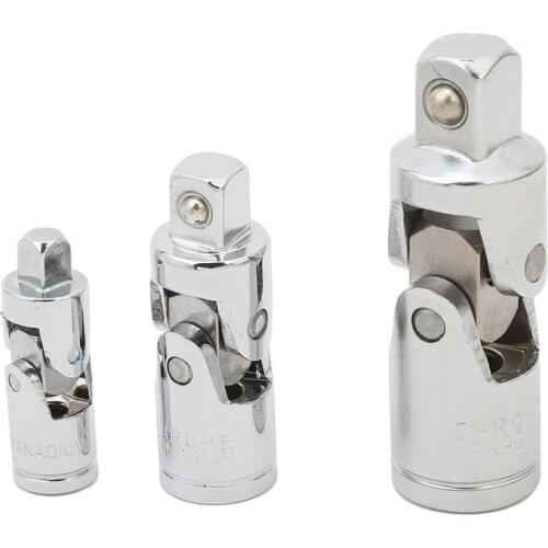 Joint Ratchet Extension Bar Socket Adapters 1/4" 3/8" 1/2" Universal Drill Adapter Attachment Extension Tool