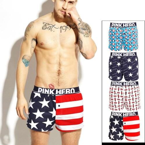 Pink Heroes Men's Loose Briefs