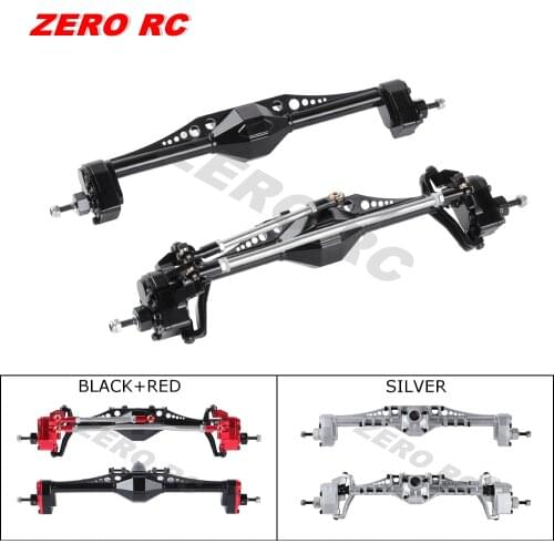 Heavy Duty Front Rear Alloy Currie F9 Portal ASSEMBLED Axles With Gear Set For 1/10 Axial Capra 1.9 UTB Series