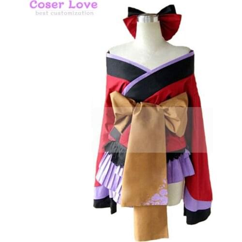 Vocaloid Project Diva Geisha Luka Cosplay Costume Halloween Christmas Costume