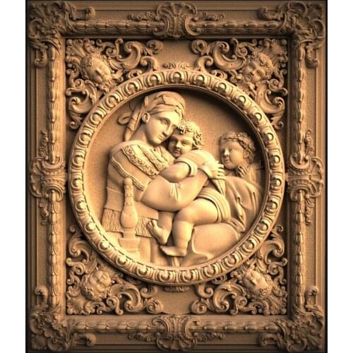 High Quality STL Model Panno for CNC Router 3D Printer Artcam Aspire Bas Relief -Wall Decor Painting