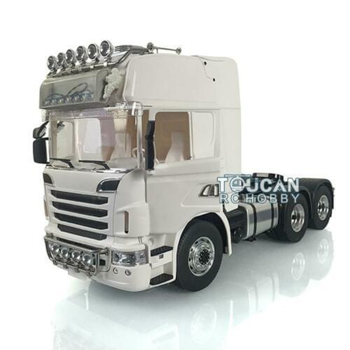 1/14 LESU 6*6 Metal Chassis Axles Horn Hercul Sca Tractor Truck R730 Cabin THZH0883-SMT2
