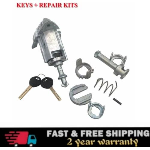 1 SET for BMW X5 E53 X3 E83 DOOR LOCK CYLINDER REPAIR KIT FRONT LEFT Keys + repair kits 51217035421 7035421 51217019975
