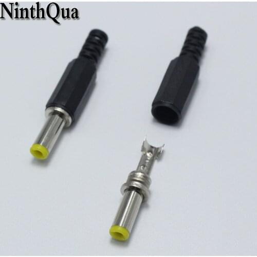 2pcs 5.5*2.1mm 5.5*2.5mm DC Power Plug Connector 5.5x2.1 5.5x2.5 mm Panel Mounting Welding Plugs Adaptor