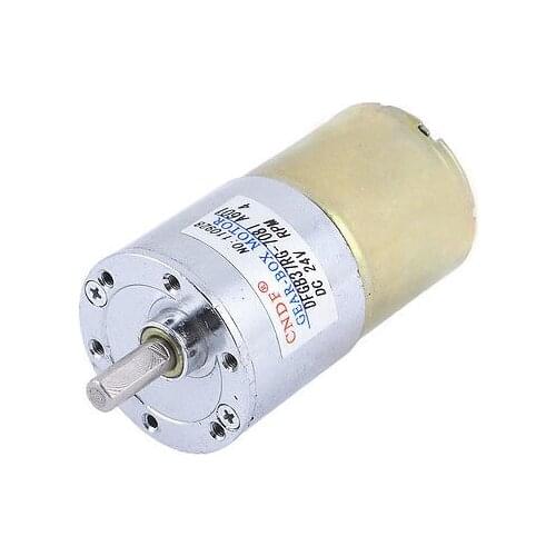 4RPM Rotate Speed Pernament Magnetic Electric Geared Motor 24VDC