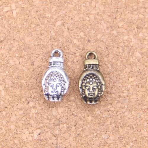72pcs Charms buddhism buddha palm 18x8mm Antique Pendants,Vintage Tibetan Silver Jewelry,DIY for bracelet necklace
