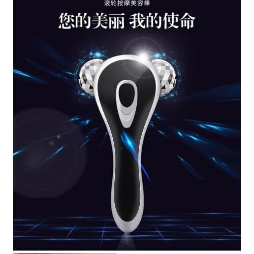 Electric V Face Slimming Massager Roller 3D Facial Massage Device Jaw Exerciser Fat Burner Anti Wrinkle For Double Chin Reducing